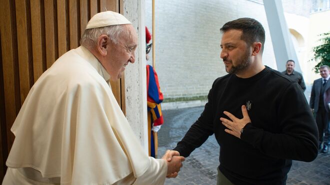 Papa Francesco incontra il Presidente Volodymyr Zelensky