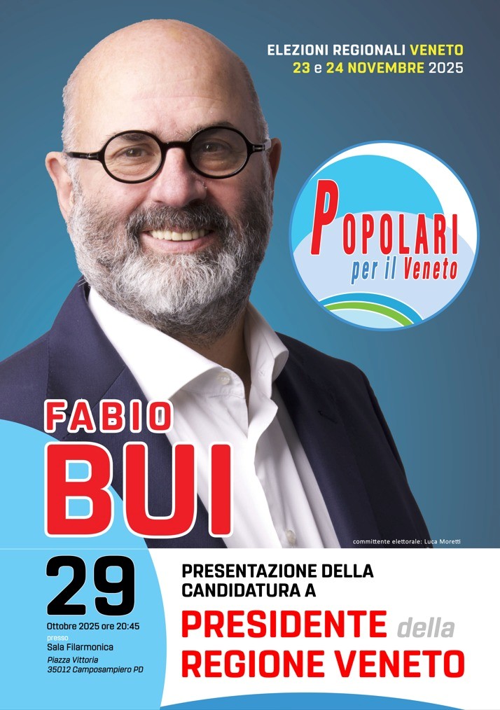 I Popolari per il Veneto alle prossime elezioni regionali